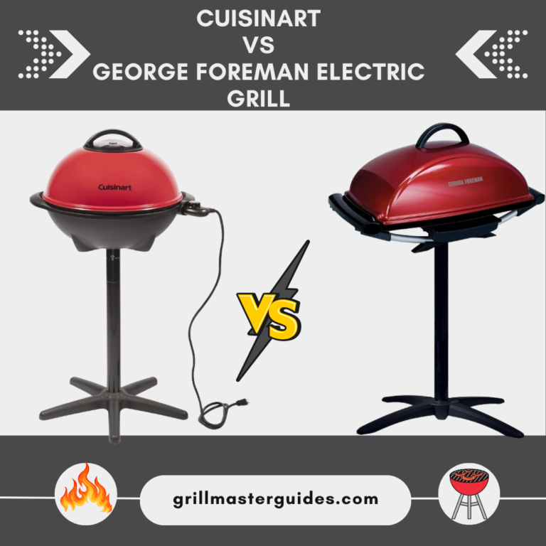 Cuisinart Electric Grill vs George Foreman Electric Grill Comparison